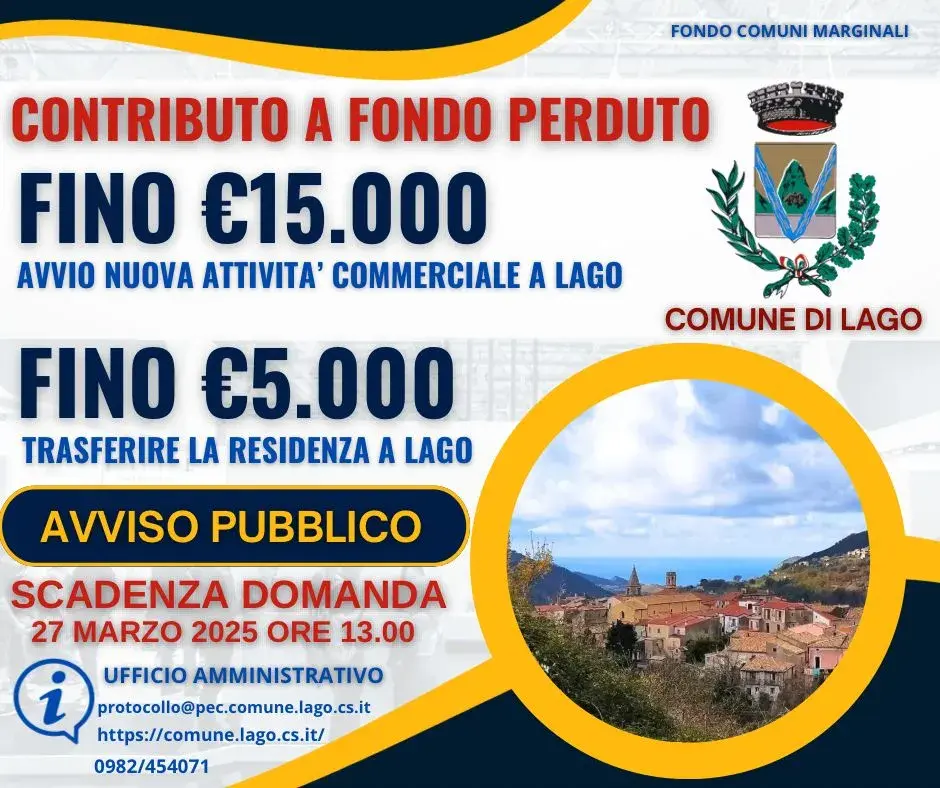 Contributo a fondo perduto